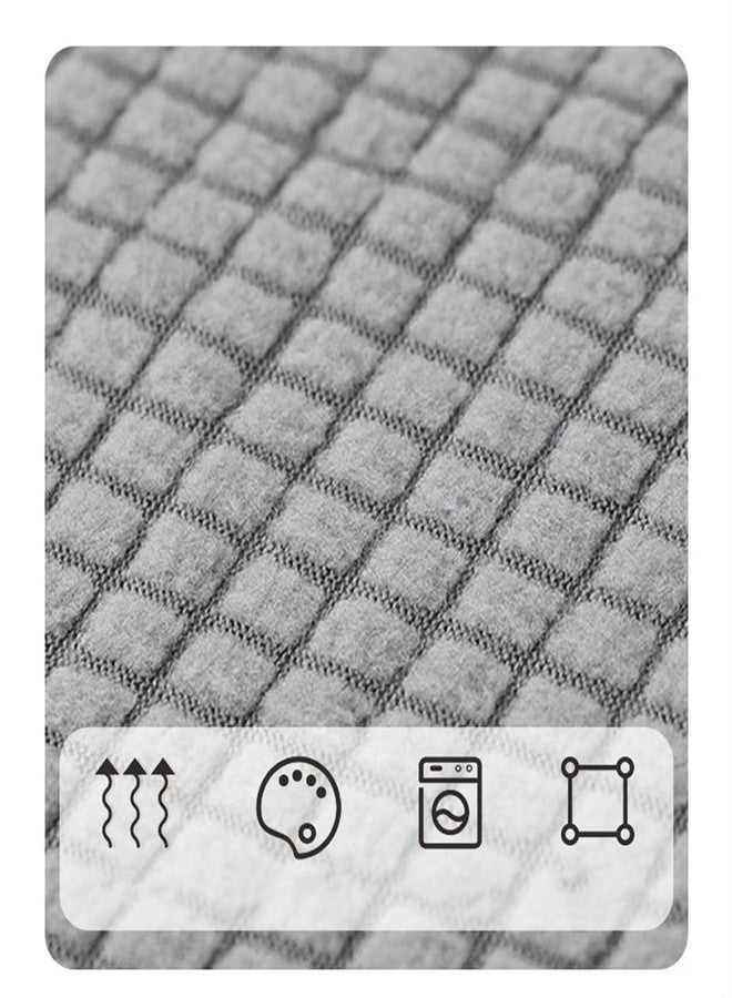 WHTCHSU Stretch Armrest Covers Spandex Arm Covers for Chairs Couch Sofa Armchair Slipcovers for Recliner Sofa with Twist Pins 2pcs （Dark Gray） - Image 5